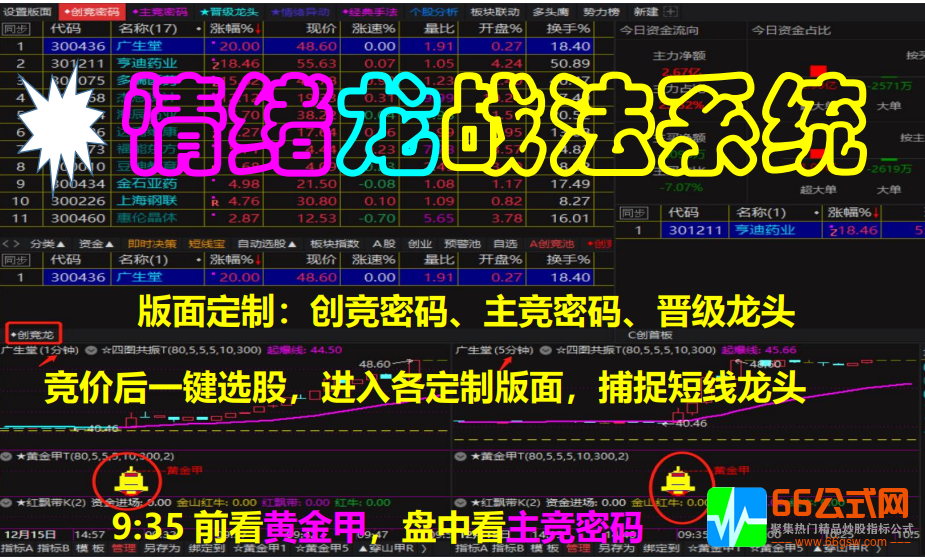 第五版【情绪龙战法系统】软件+无加密指标